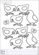 coloriage-poussin